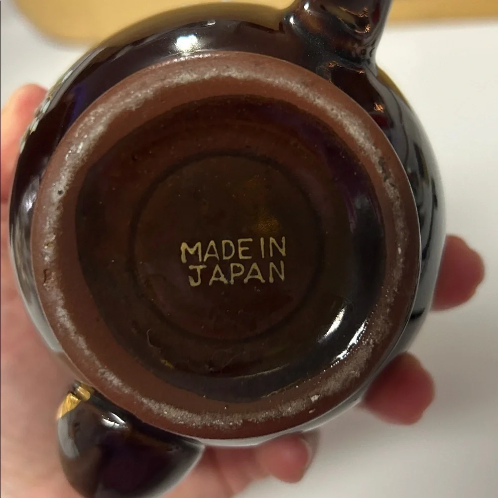 Vintage Japanese Moriage Teapot
